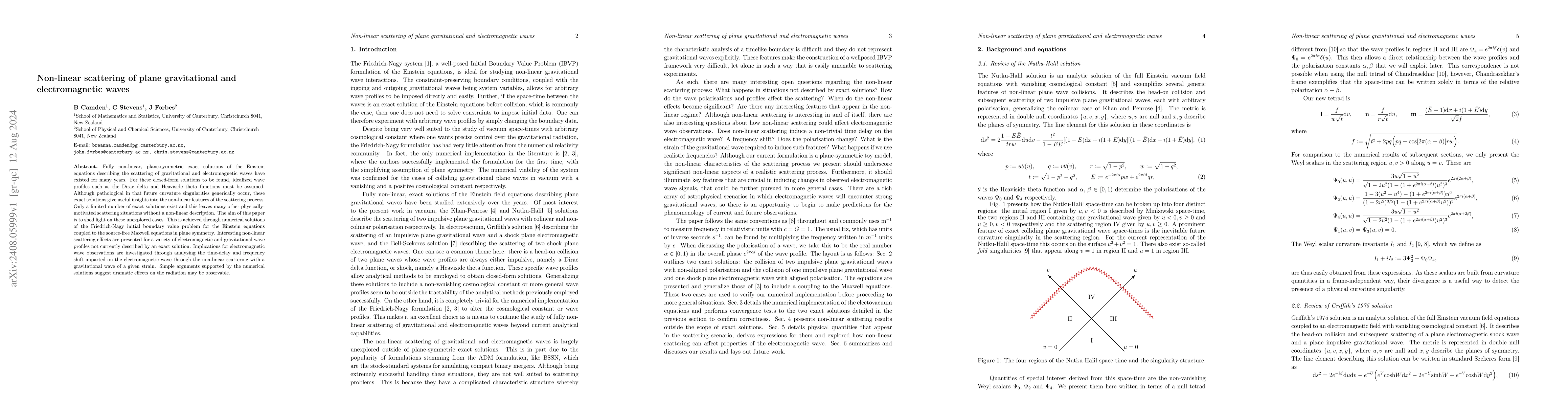 Thumbnail for Non-linear scattering of plane gravitational and electromagnetic waves