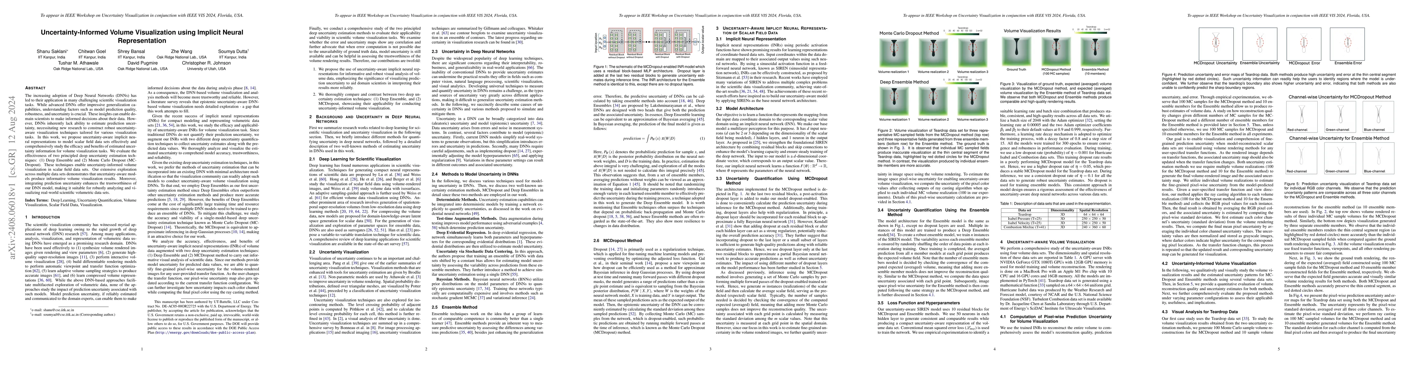 Thumbnail for Uncertainty-Informed Volume Visualization using Implicit Neural
  Representation