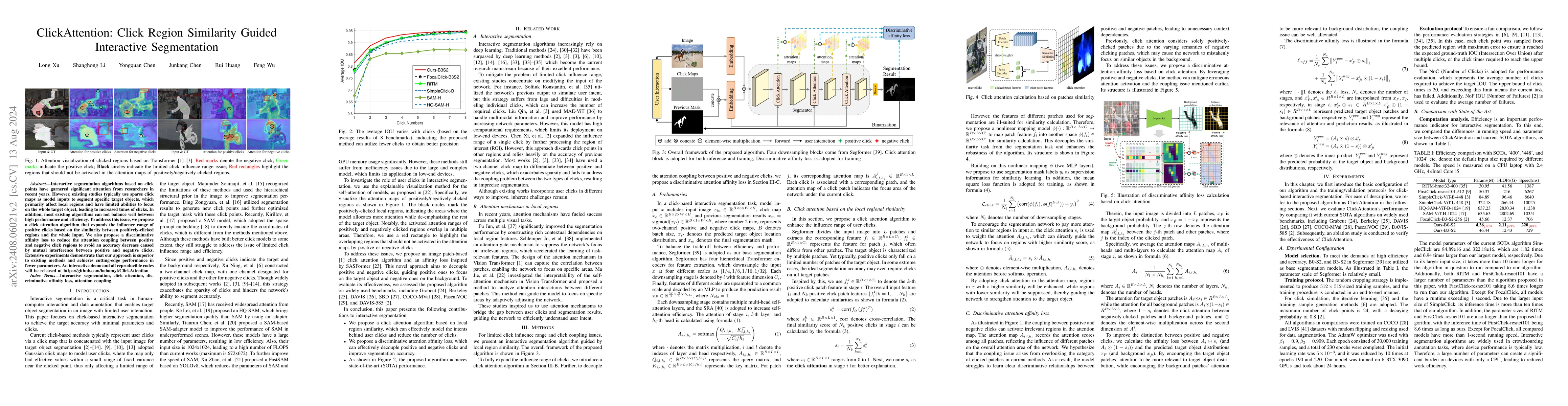 Thumbnail for ClickAttention: Click Region Similarity Guided Interactive Segmentation
