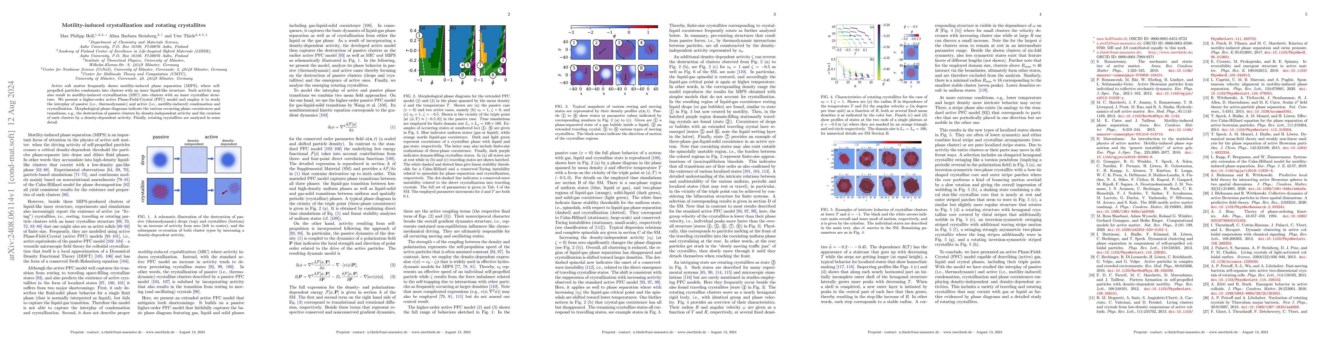 Thumbnail for Motility-induced crystallization and rotating crystallites