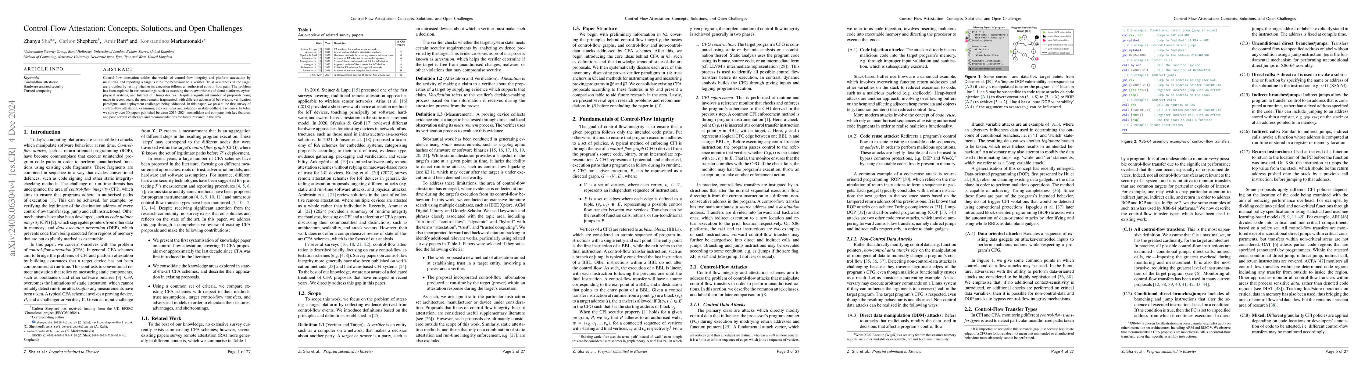 Thumbnail for Control-Flow Attestation: Concepts, Solutions, and Open Challenges