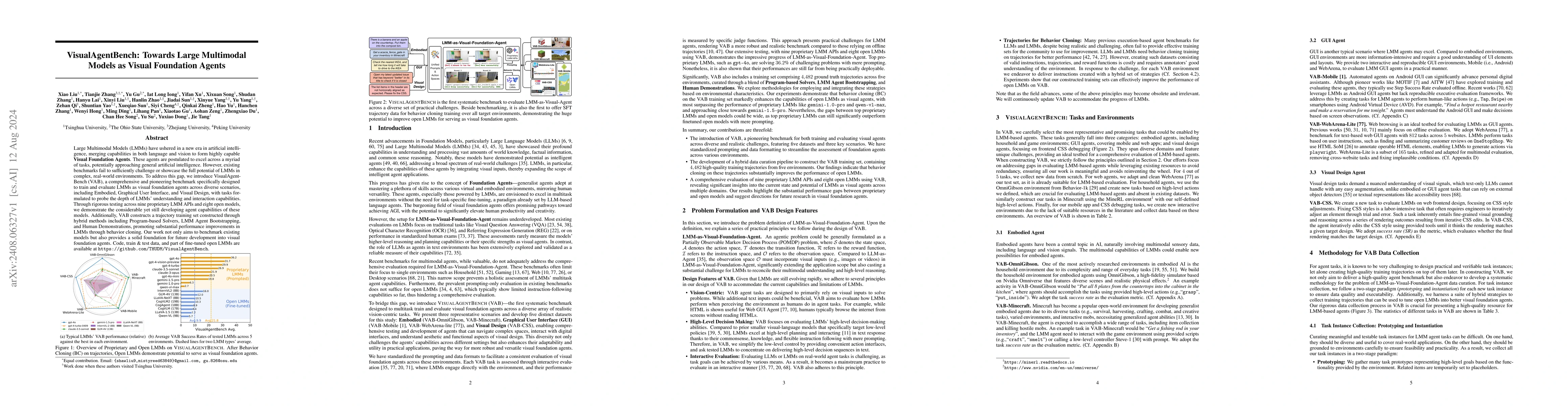 Thumbnail for VisualAgentBench: Towards Large Multimodal Models as Visual Foundation
  Agents