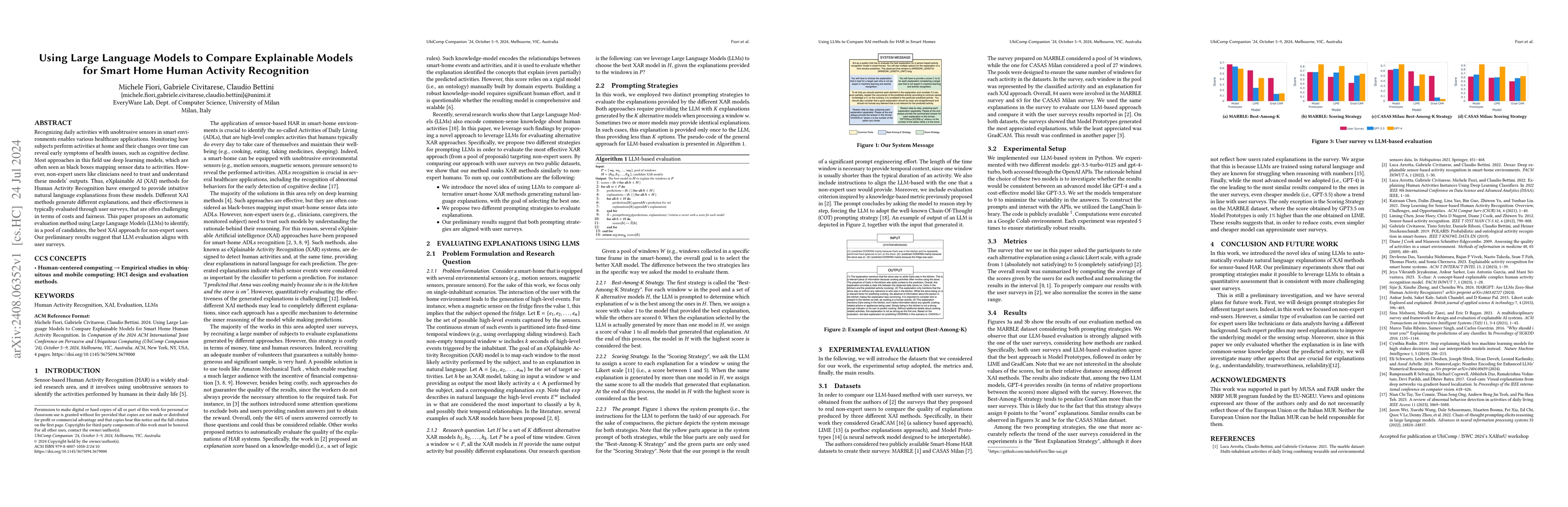 Thumbnail for Using Large Language Models to Compare Explainable Models for Smart Home
  Human Activity Recognition
