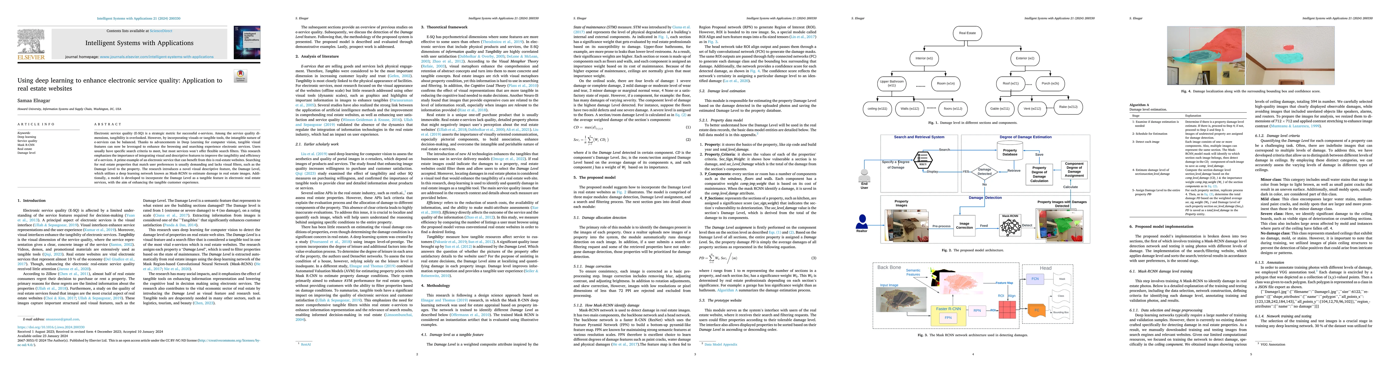Thumbnail for Using deep learning to enhance electronic service quality: Application
  to real estate websites