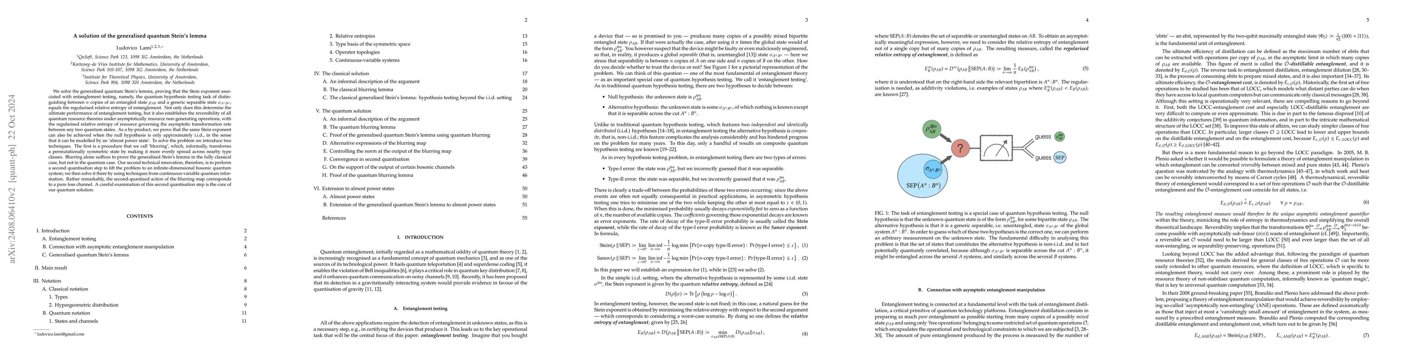 Thumbnail for A solution of the generalised quantum Stein's lemma