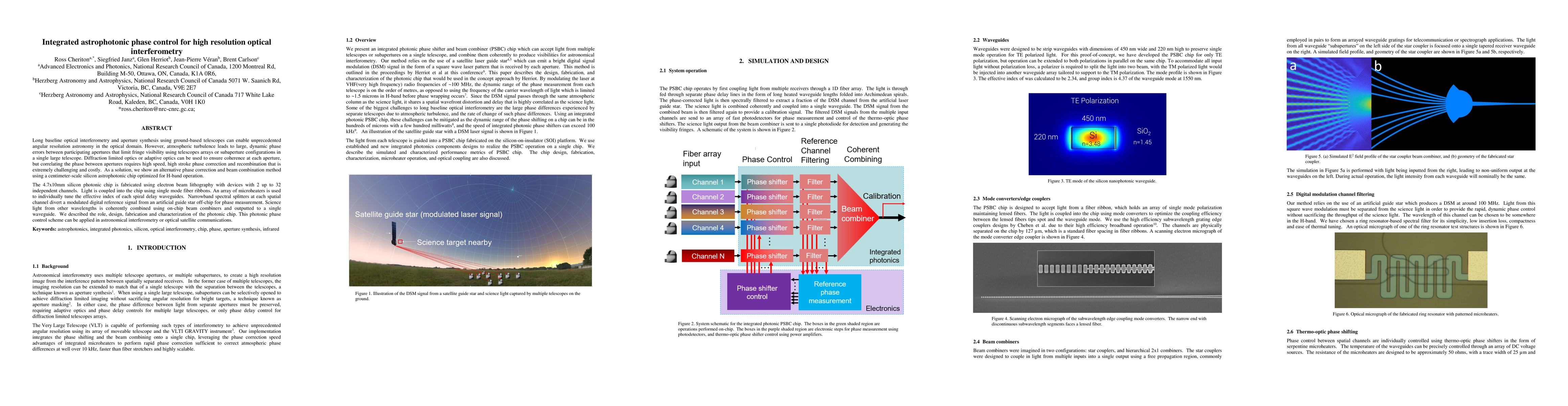 Thumbnail for Integrated astrophotonic phase control for high resolution optical
  interferometry