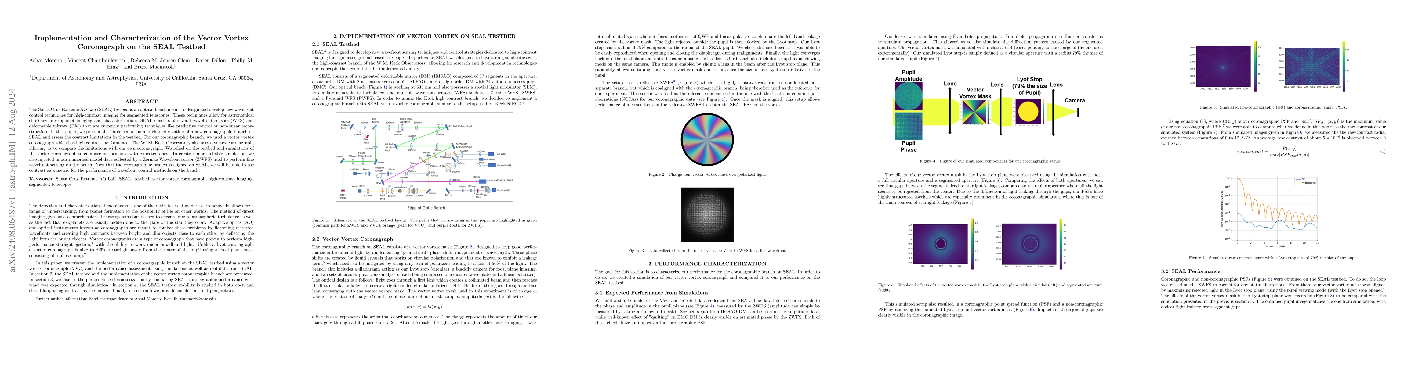 Thumbnail for Implementation and Characterization of the Vector Vortex Coronagraph on
  the SEAL Testbed