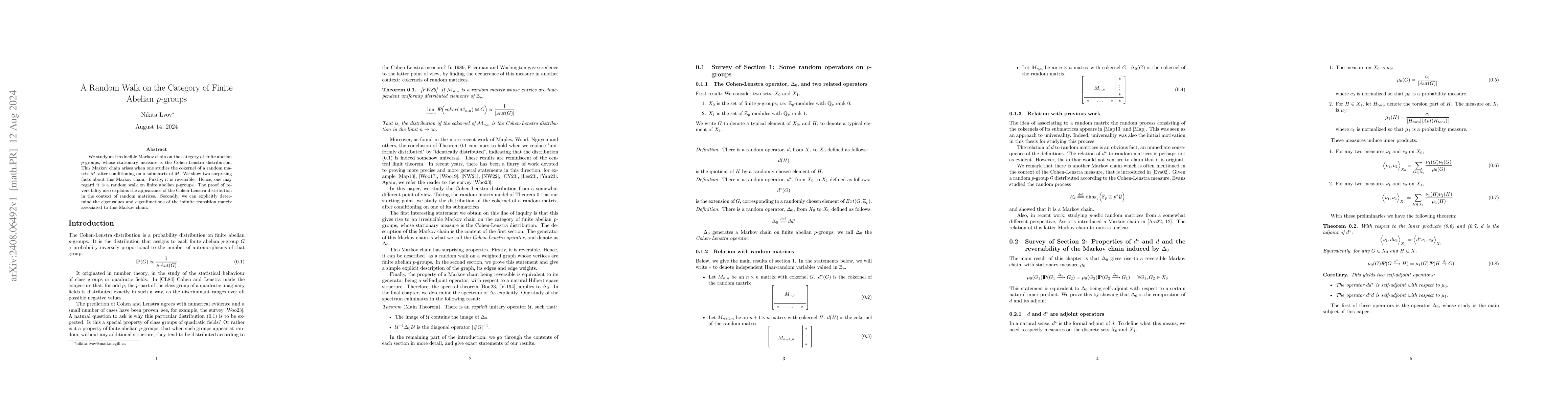Thumbnail for A random walk on the category of finite abelian $p$-groups