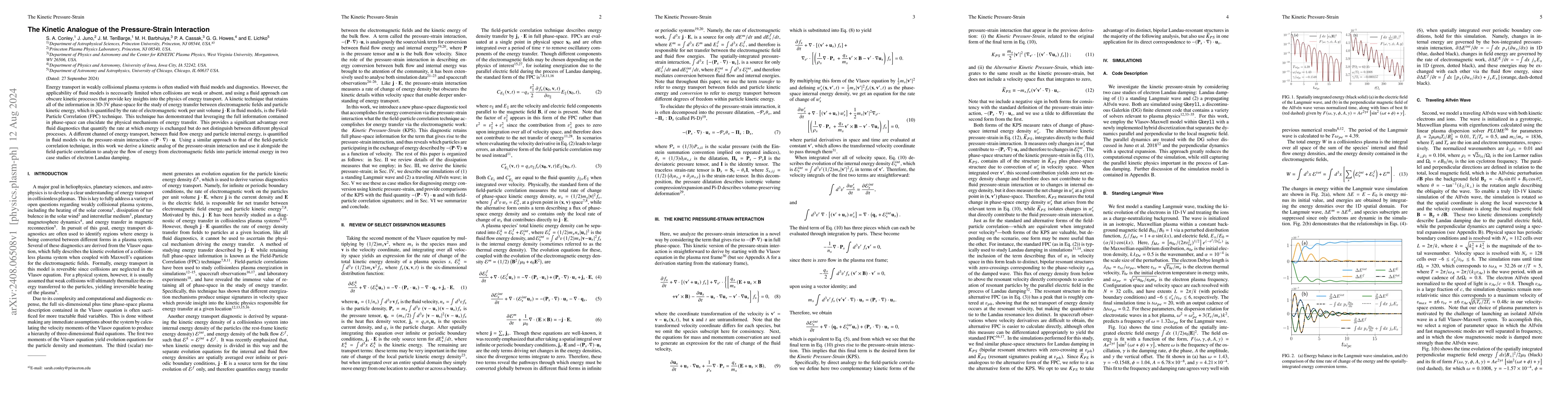 Thumbnail for The Kinetic Analogue of the Pressure-Strain Interaction