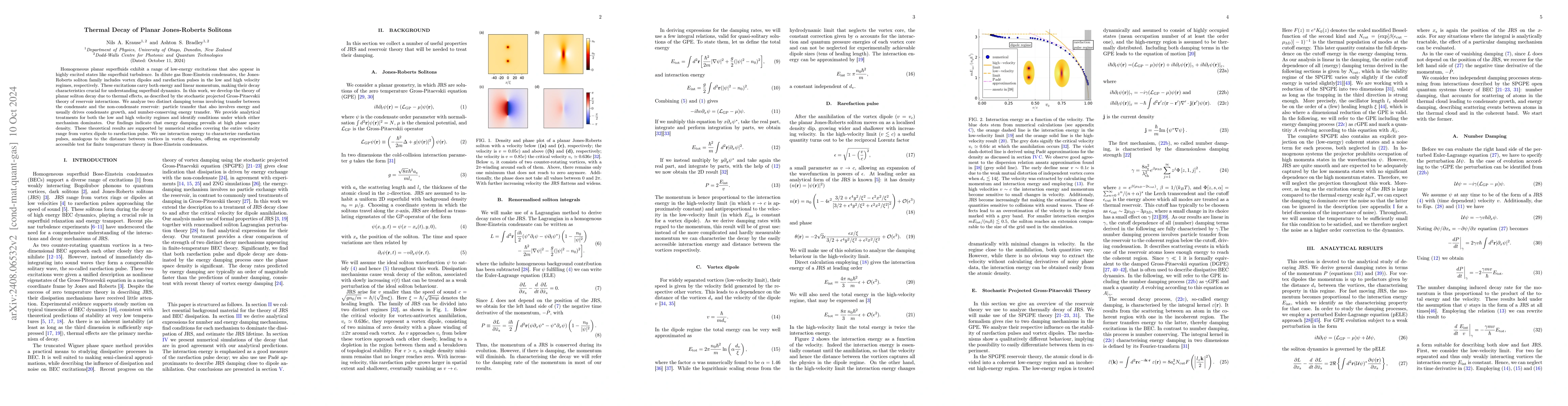 Thumbnail for Thermal Decay of Planar Jones-Roberts Solitons