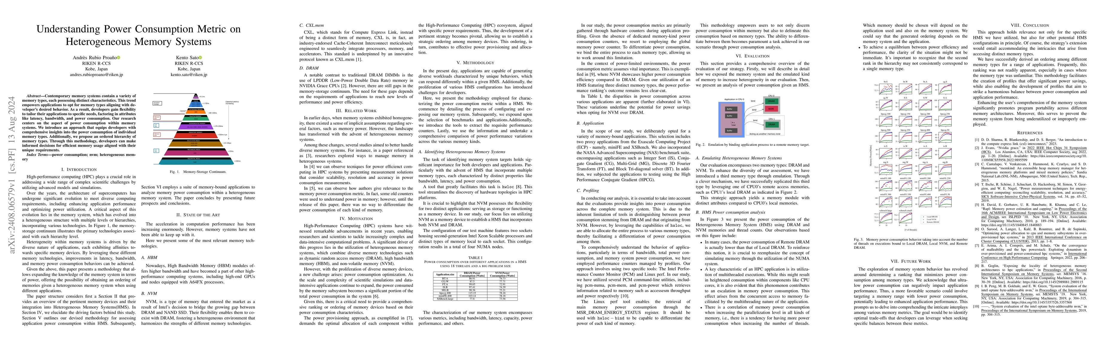 Thumbnail for Understanding Power Consumption Metric on Heterogeneous Memory Systems