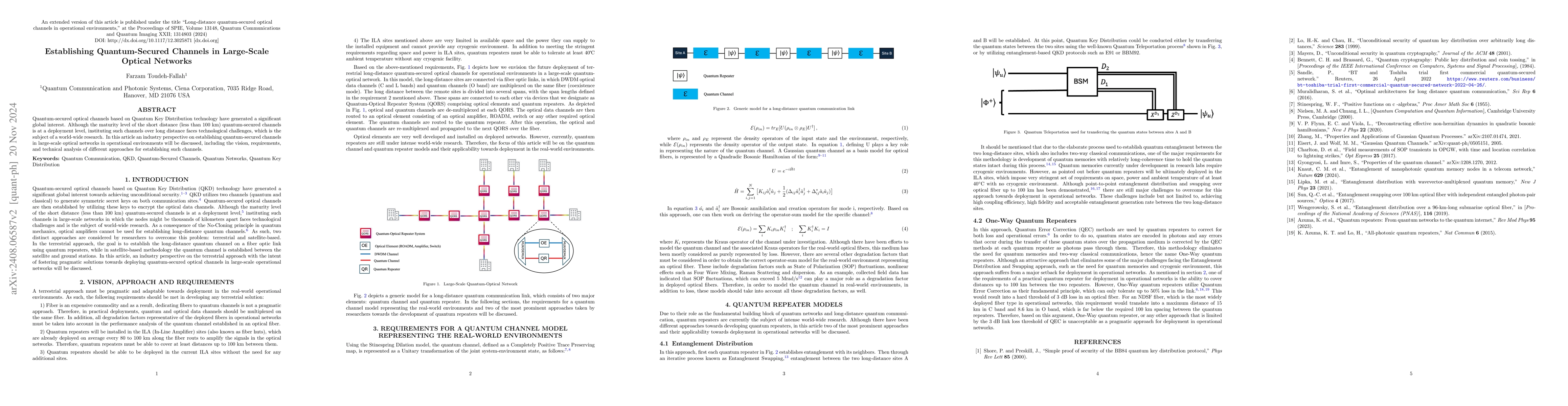 Thumbnail for Establishing Quantum-Secured Channels in Large-Scale Optical Networks
