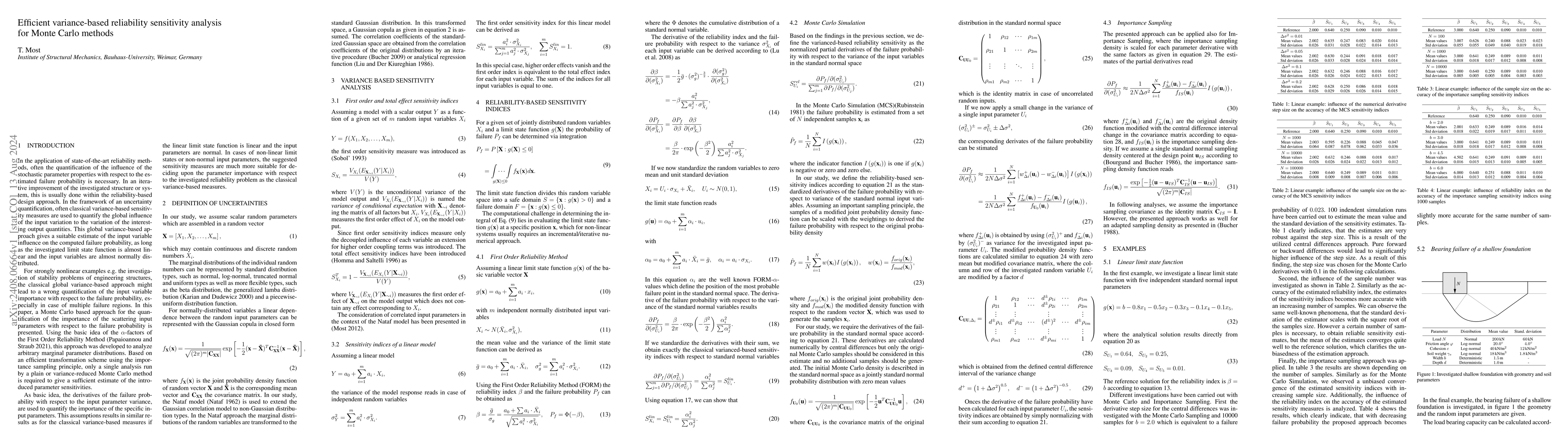 Thumbnail for Efficient variance-based reliability sensitivity analysis for Monte
  Carlo methods