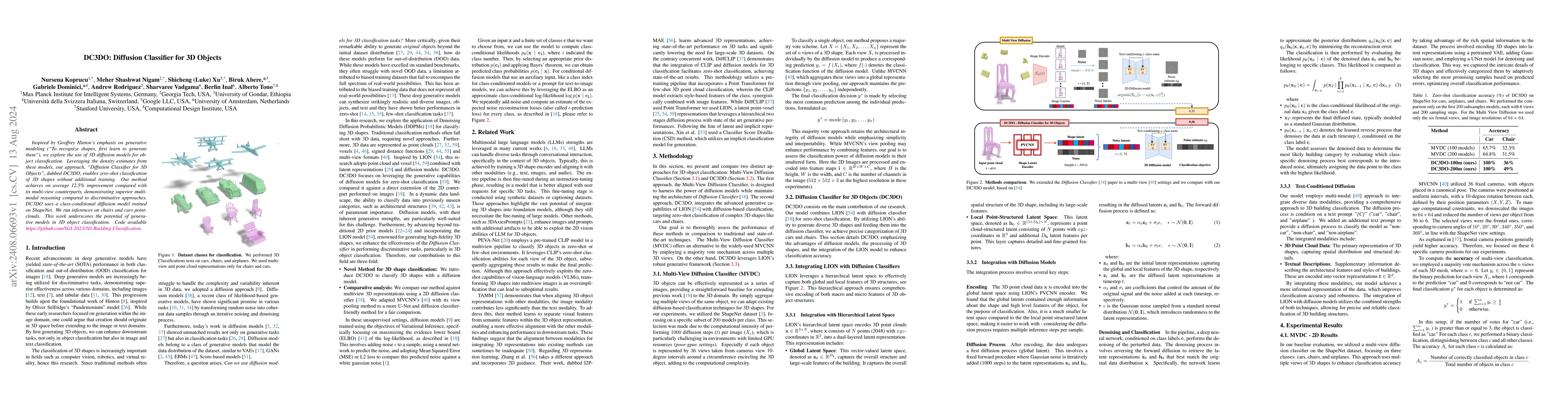 Thumbnail for DC3DO: Diffusion Classifier for 3D Objects