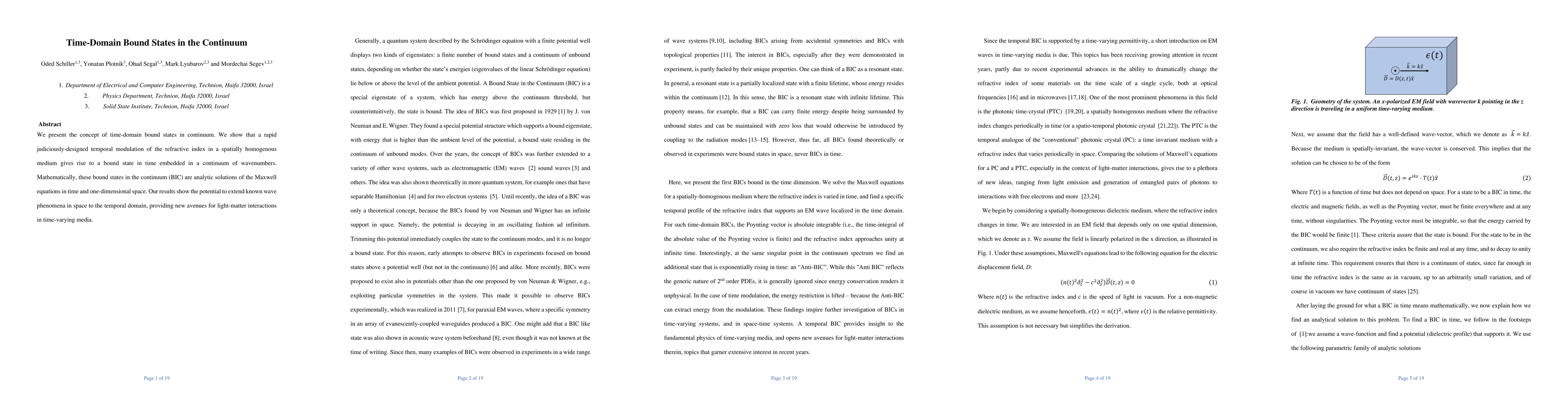 Thumbnail for Time-Domain Bound States in the Continuum