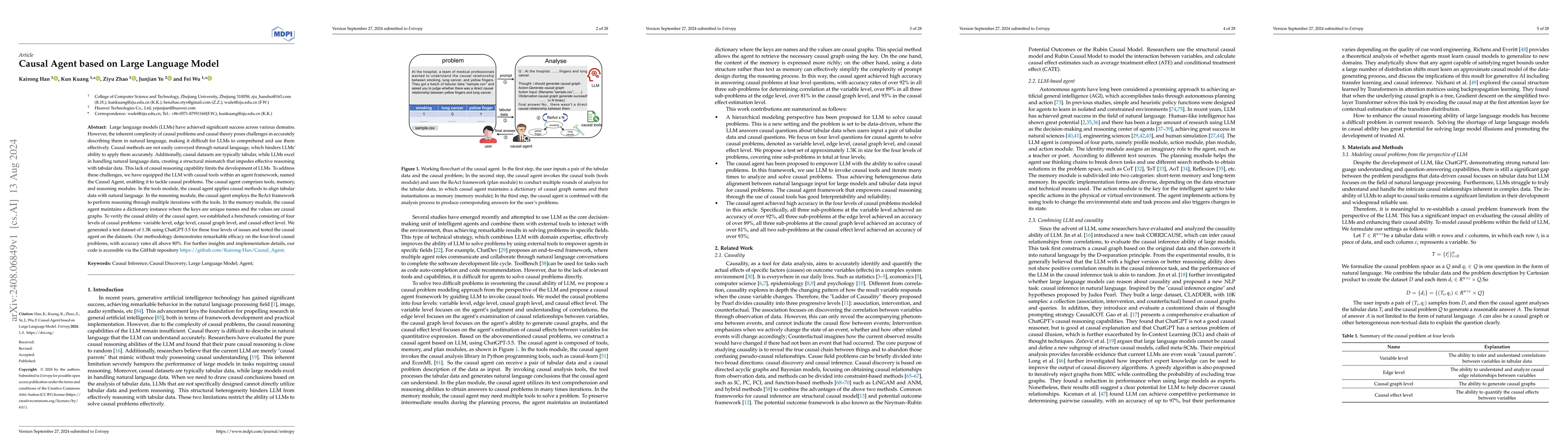 Thumbnail for Causal Agent based on Large Language Model
