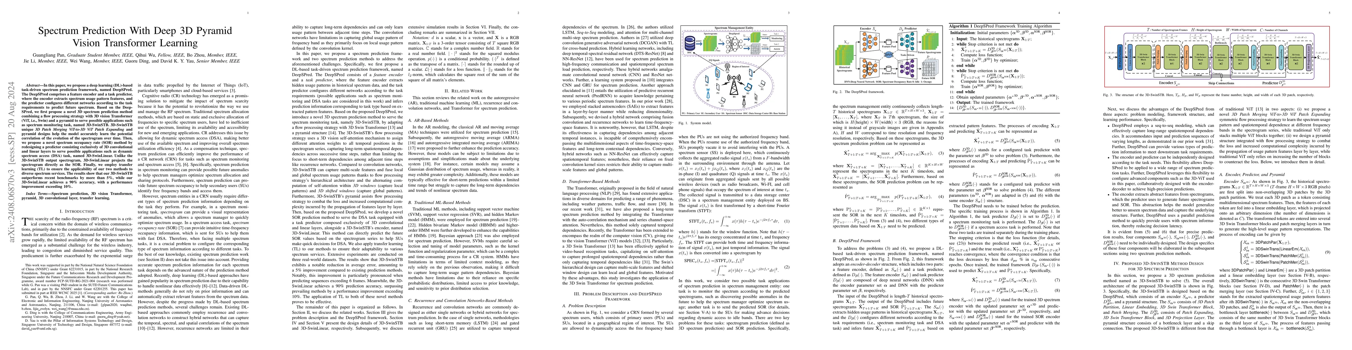 Thumbnail for Spectrum Prediction With Deep 3D Pyramid Vision Transformer Learning
