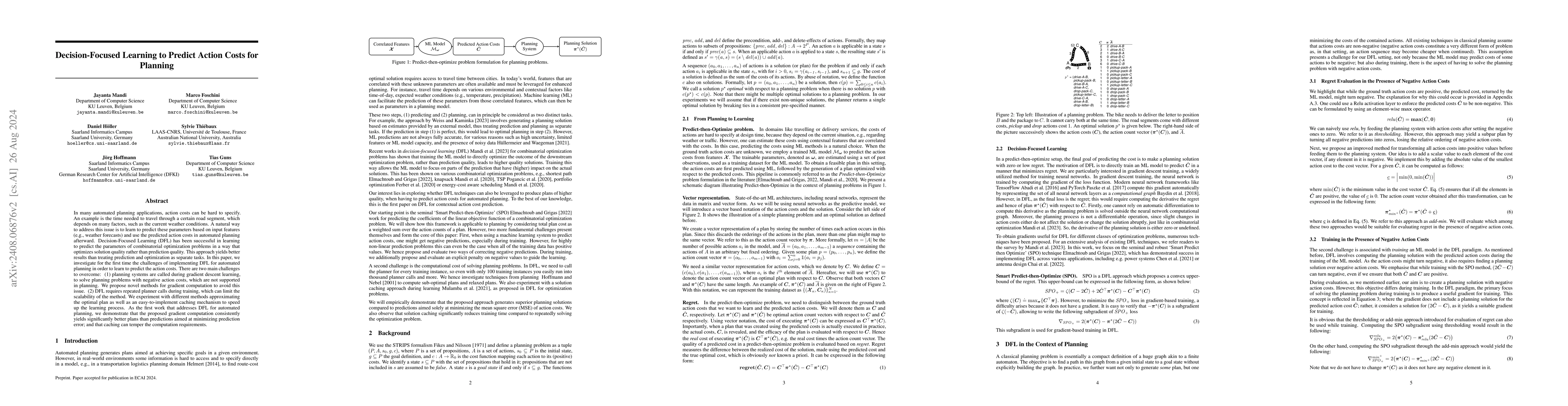 Thumbnail for Decision-Focused Learning to Predict Action Costs for Planning