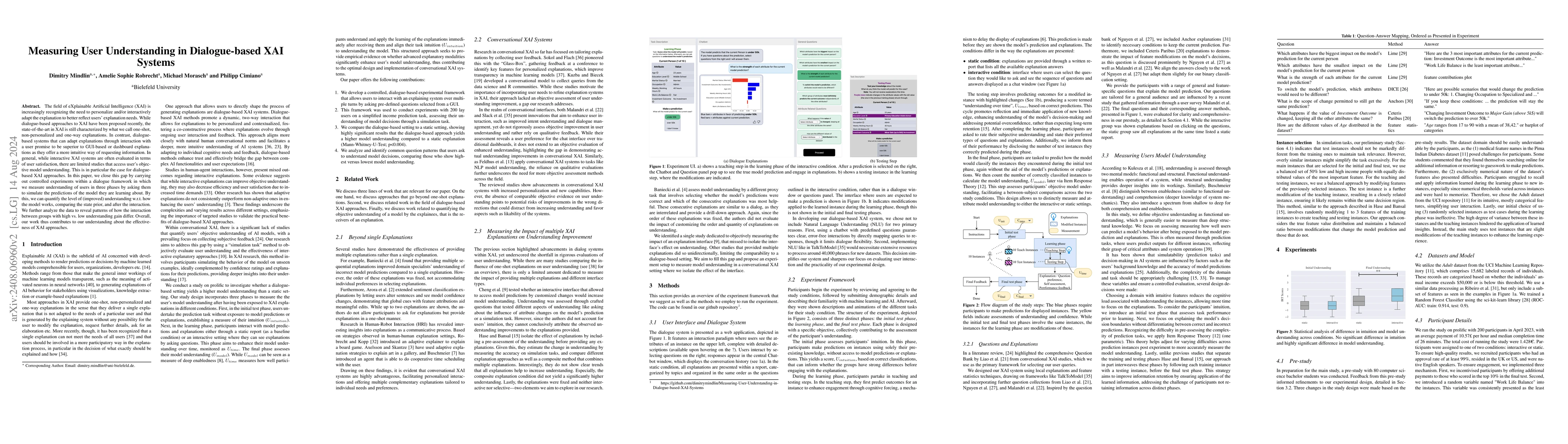 Thumbnail for Measuring User Understanding in Dialogue-based XAI Systems