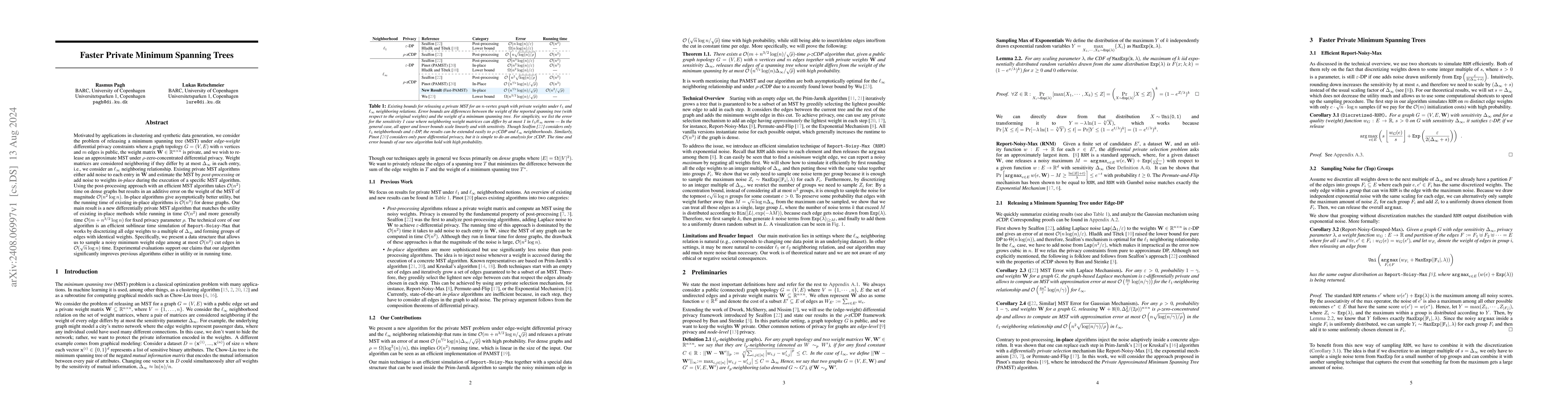 Thumbnail for Faster Private Minimum Spanning Trees