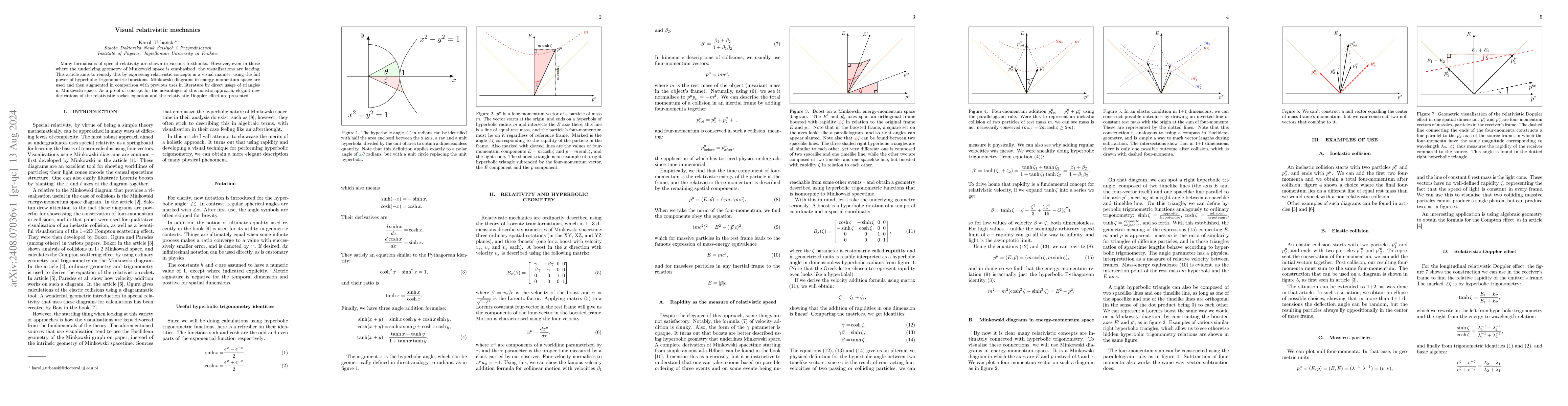 Thumbnail for Visual relativistic mechanics