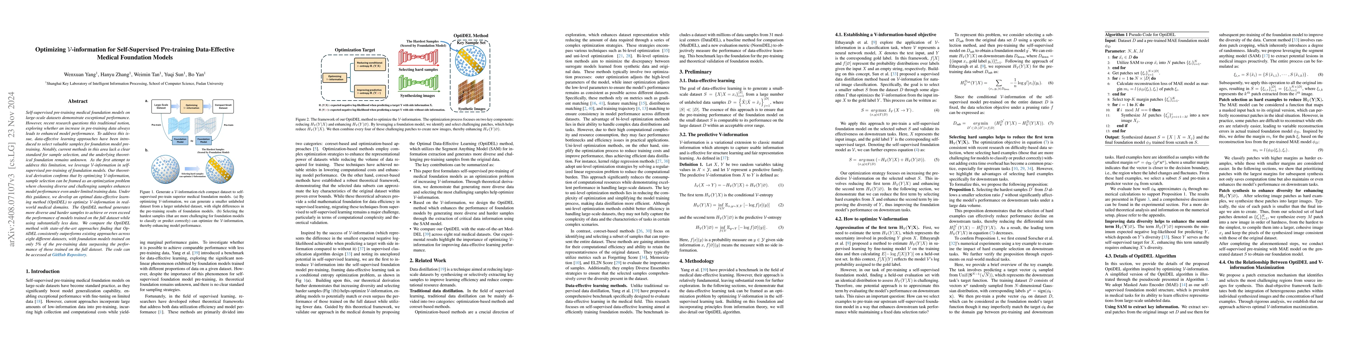 Thumbnail for Maximizing V-information for Pre-training Superior Foundation Models