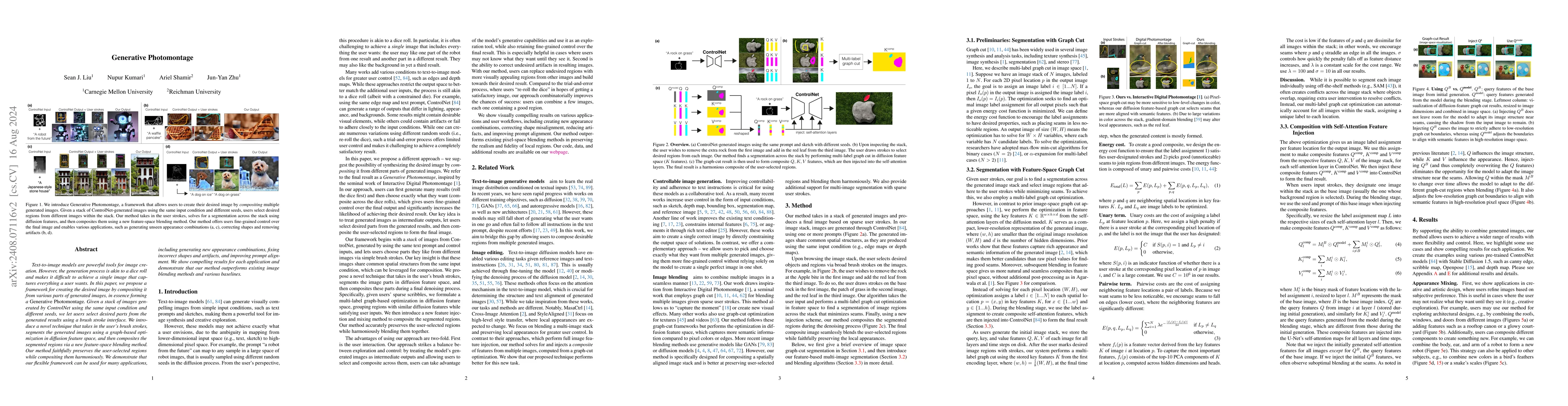 Thumbnail for Generative Photomontage