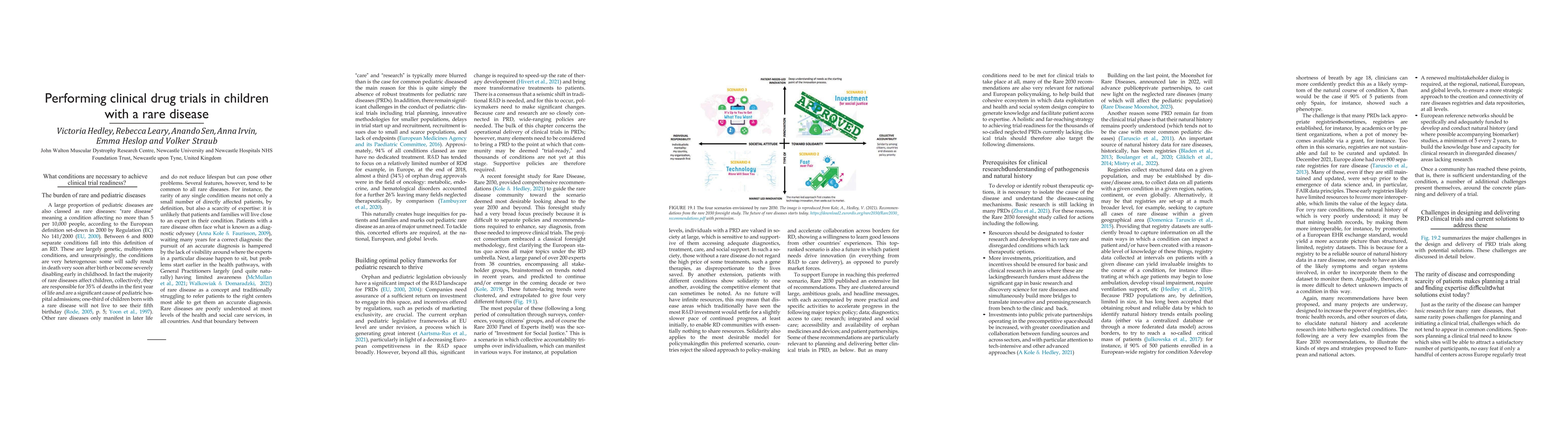 Thumbnail for Performing clinical drug trials in children with a rare disease