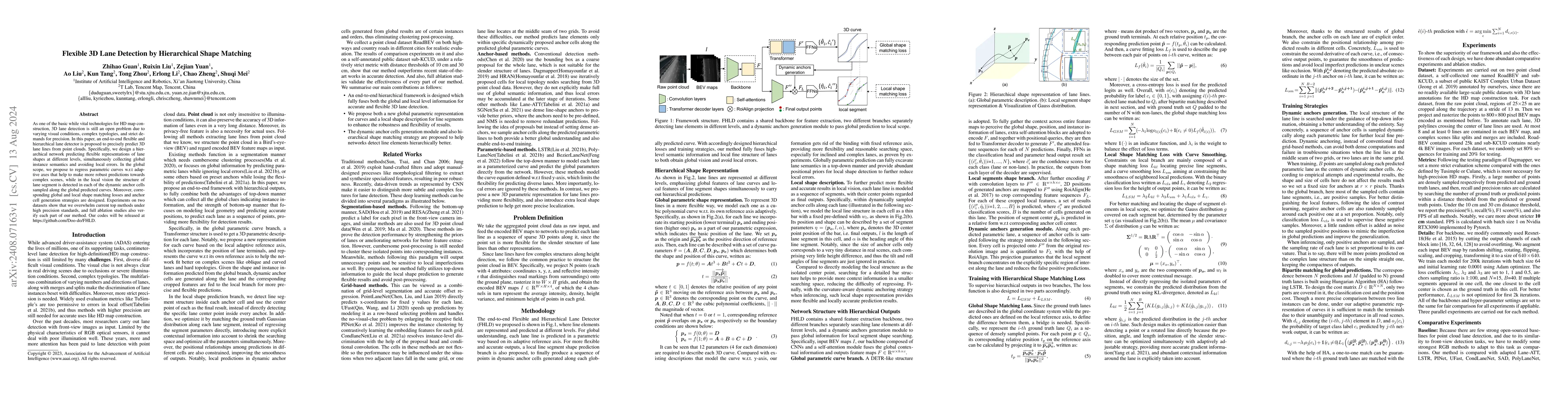 Thumbnail for Flexible 3D Lane Detection by Hierarchical Shape MatchingFlexible 3D
  Lane Detection by Hierarchical Shape Matching