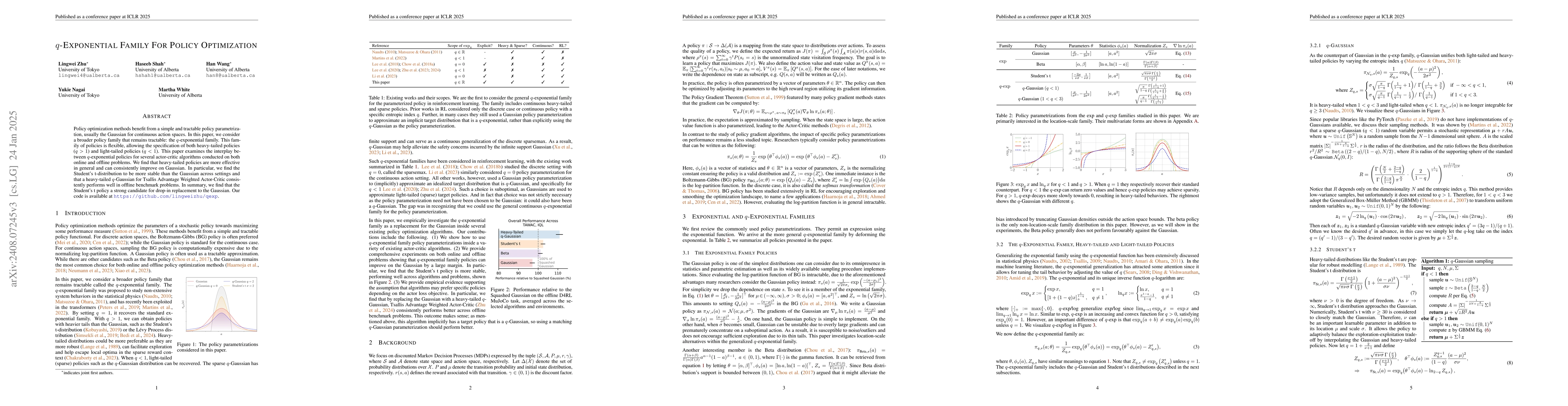 Thumbnail for q-exponential family for policy optimization