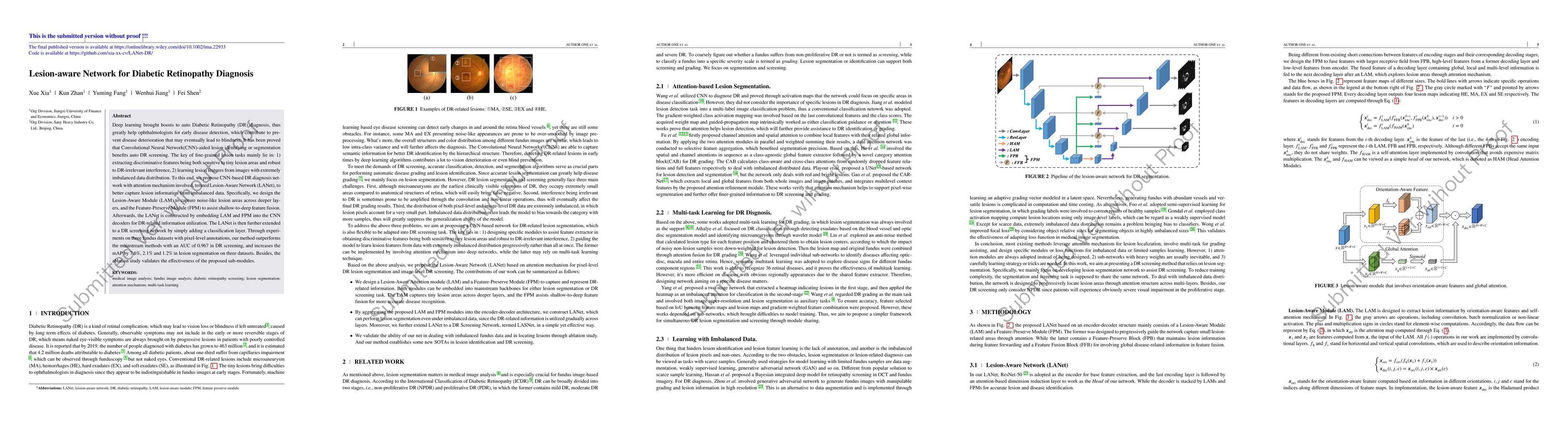 Thumbnail for Lesion-aware network for diabetic retinopathy diagnosis