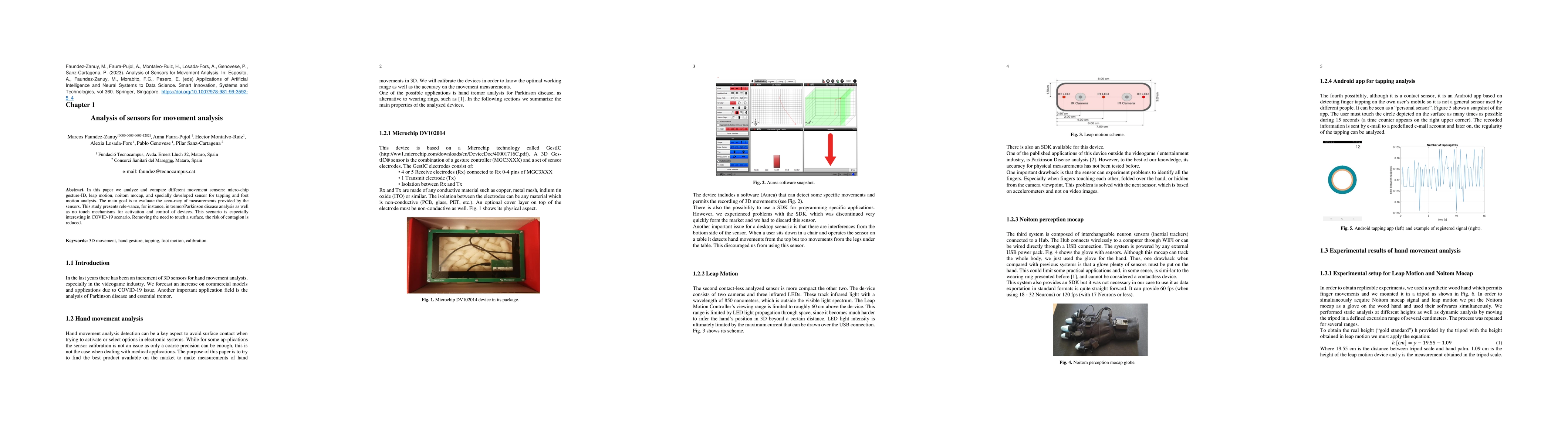 Thumbnail for Analysis of sensors for movement analysis