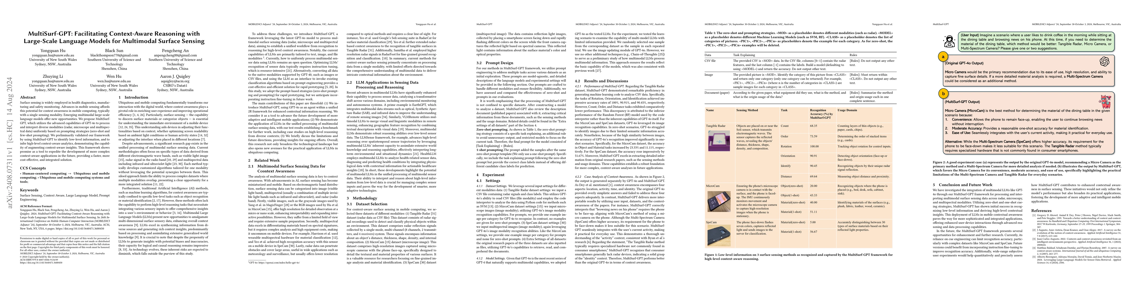 Thumbnail for MultiSurf-GPT: Facilitating Context-Aware Reasoning with Large-Scale
  Language Models for Multimodal Surface Sensing