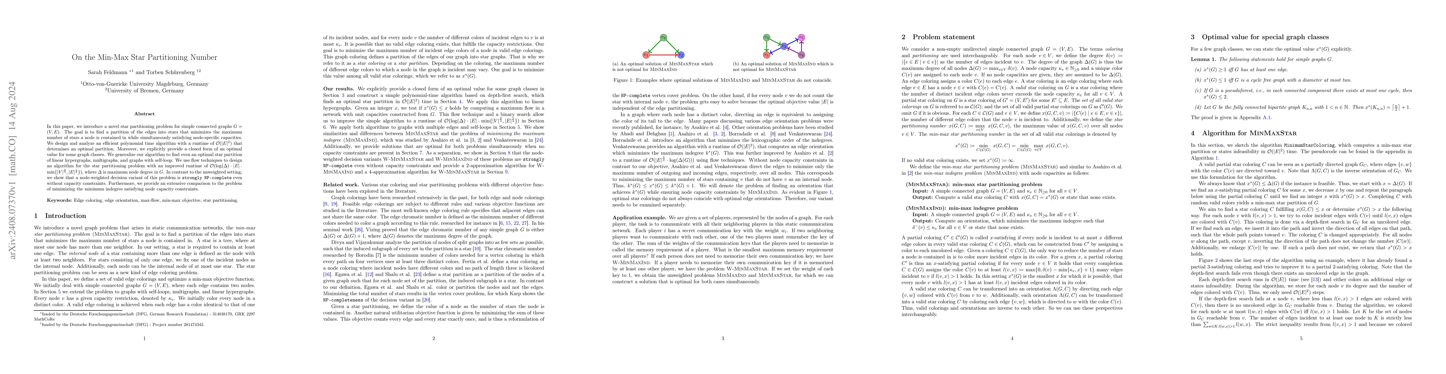 Thumbnail for On the Min-Max Star Partitioning Number