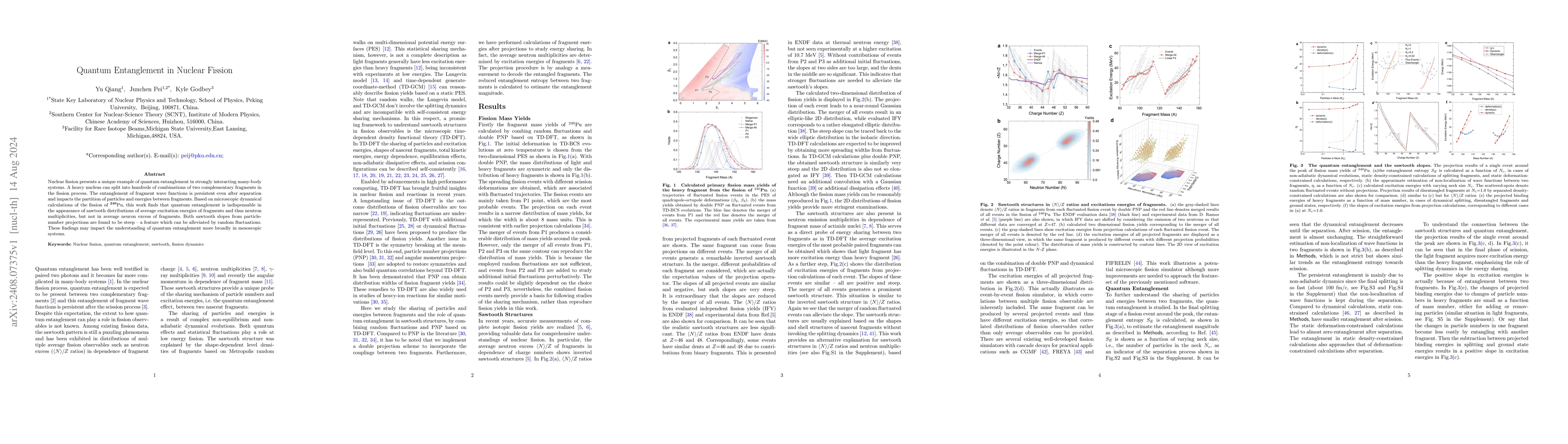 Thumbnail for Quantum Entanglement in Nuclear Fission