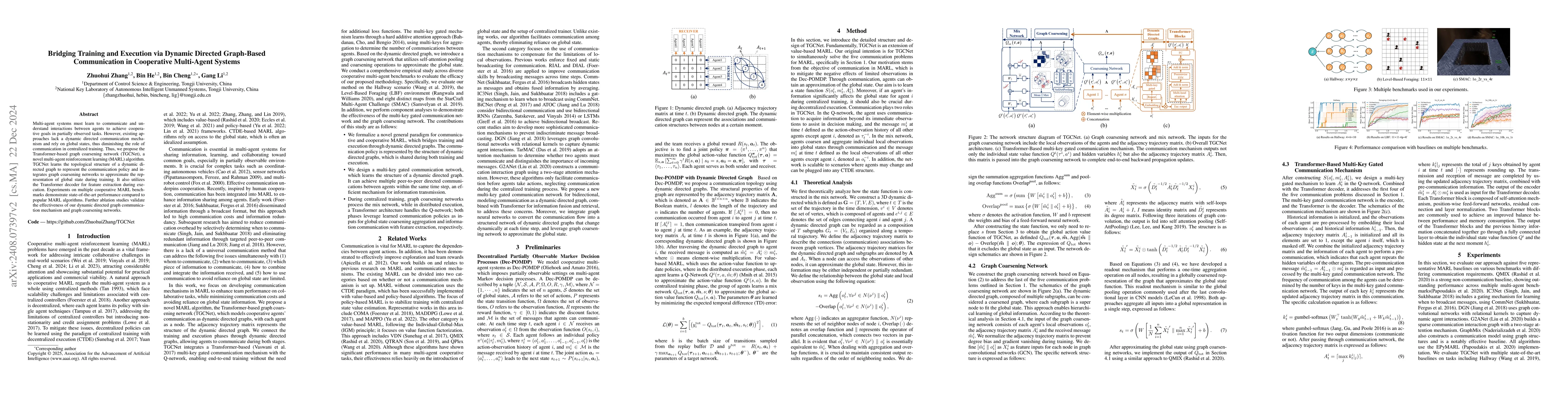 Thumbnail for Bridging Training and Execution via Dynamic Directed Graph-Based
  Communication in Cooperative Multi-Agent Systems
