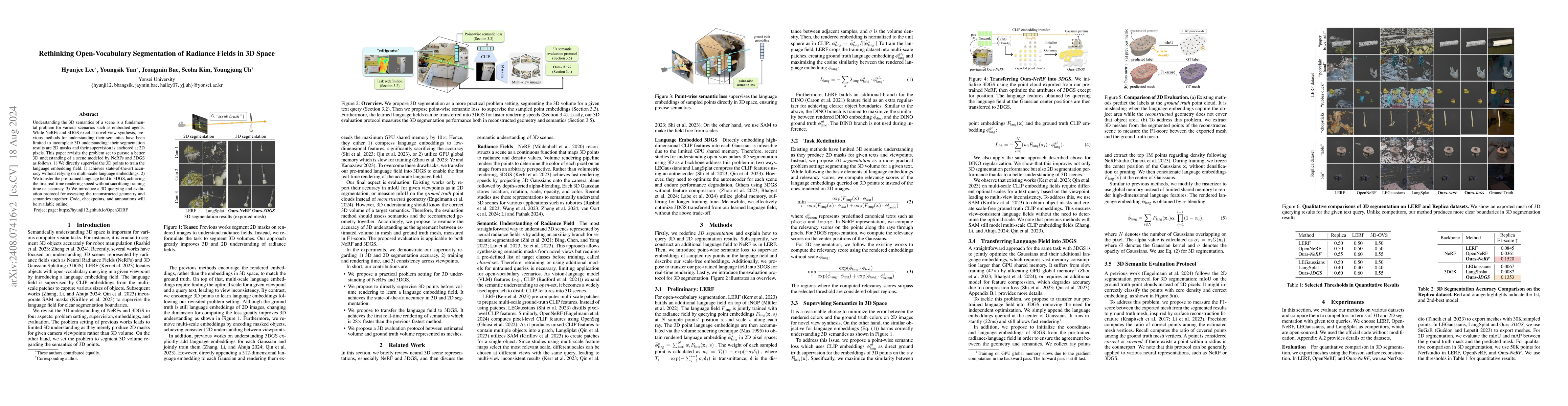 Thumbnail for Rethinking Open-Vocabulary Segmentation of Radiance Fields in 3D Space