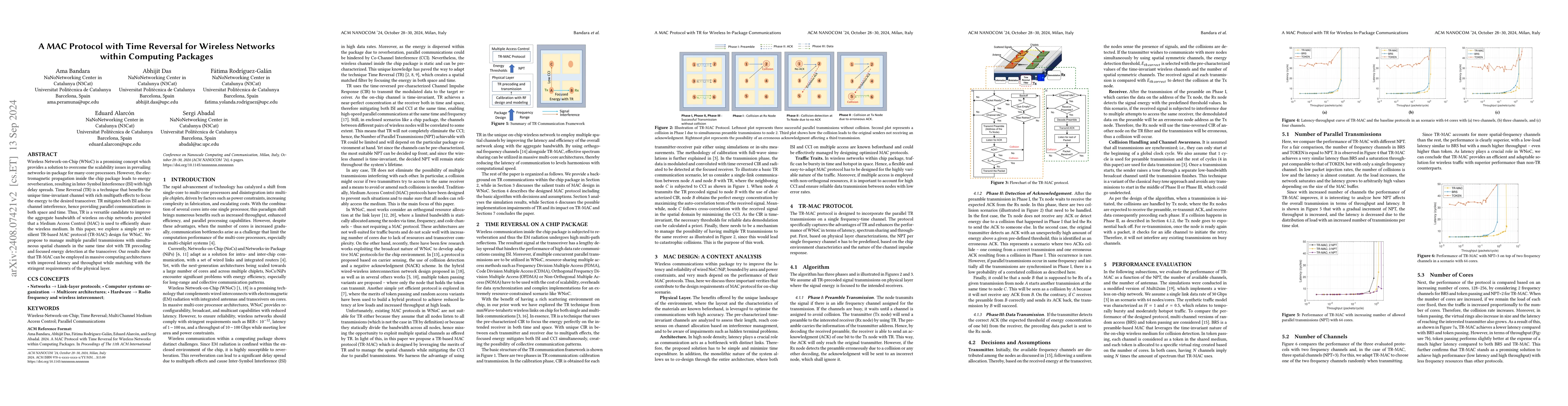 Thumbnail for A MAC Protocol with Time Reversal for Wireless Networks within Computing
  Packages