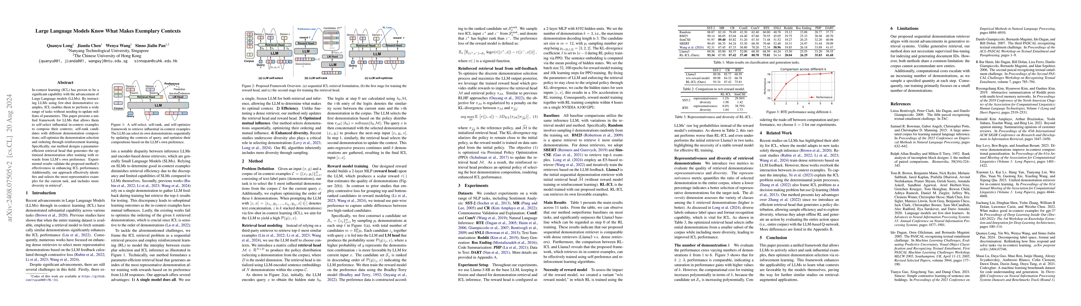 Thumbnail for Large Language Models Know What Makes Exemplary Contexts
