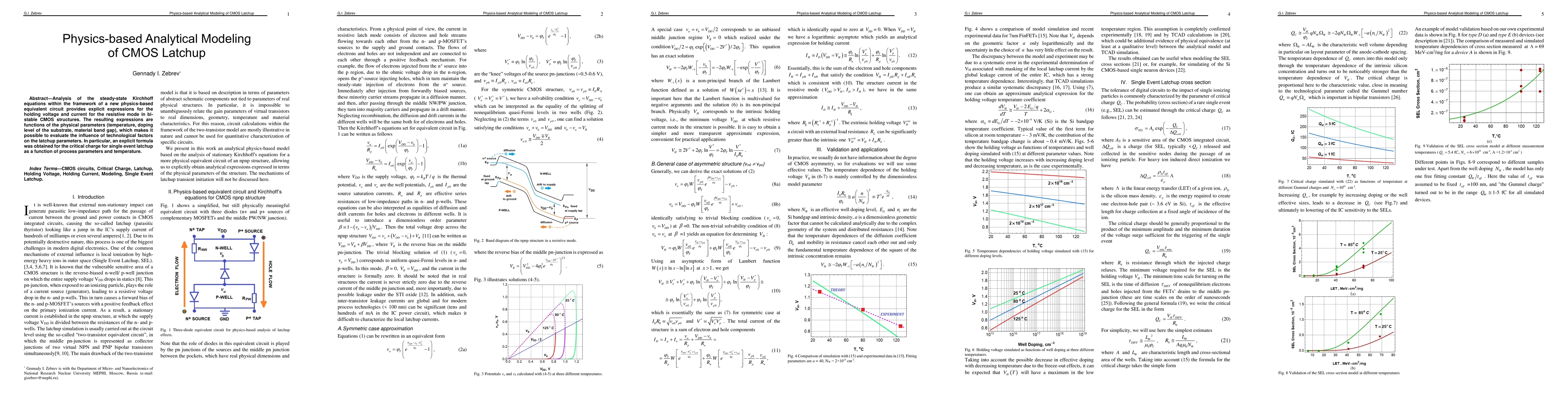 Thumbnail for Physics-based Analytical Modeling of CMOS Latchup