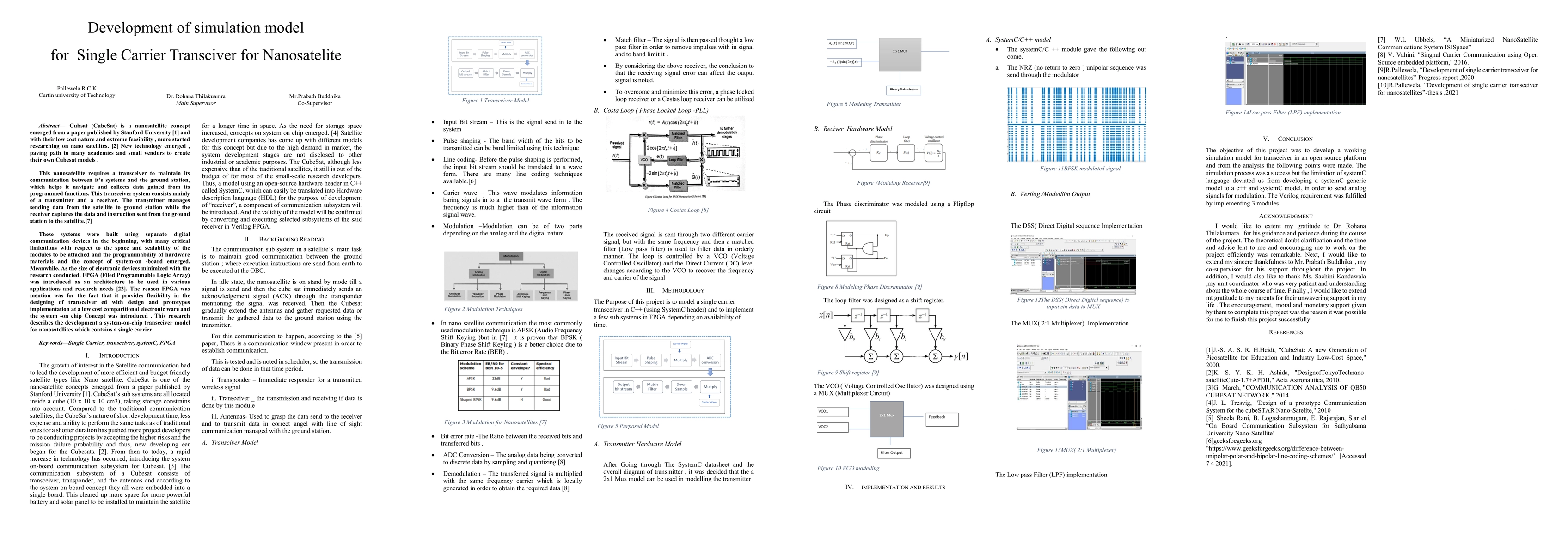 Thumbnail for Development of simulation model for Single Carrier Transceiver for
  Nanosatellite