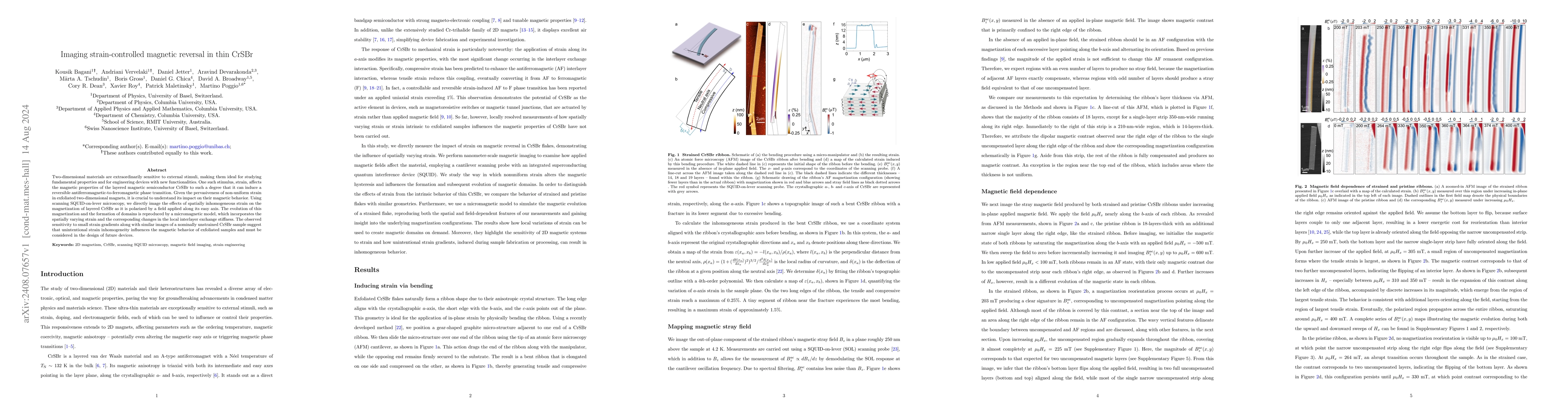 Thumbnail for Imaging strain-controlled magnetic reversal in thin CrSBr
