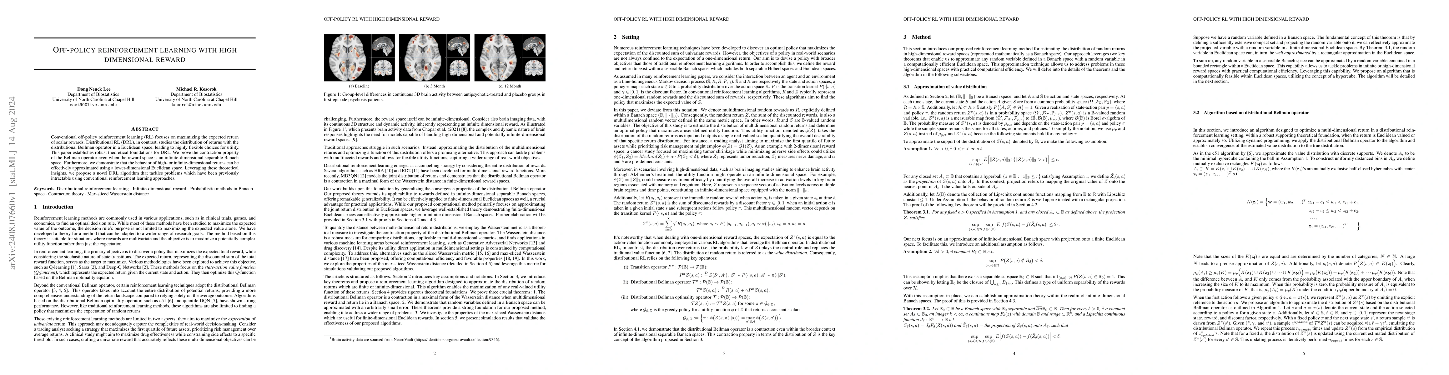 Thumbnail for Off-Policy Reinforcement Learning with High Dimensional Reward