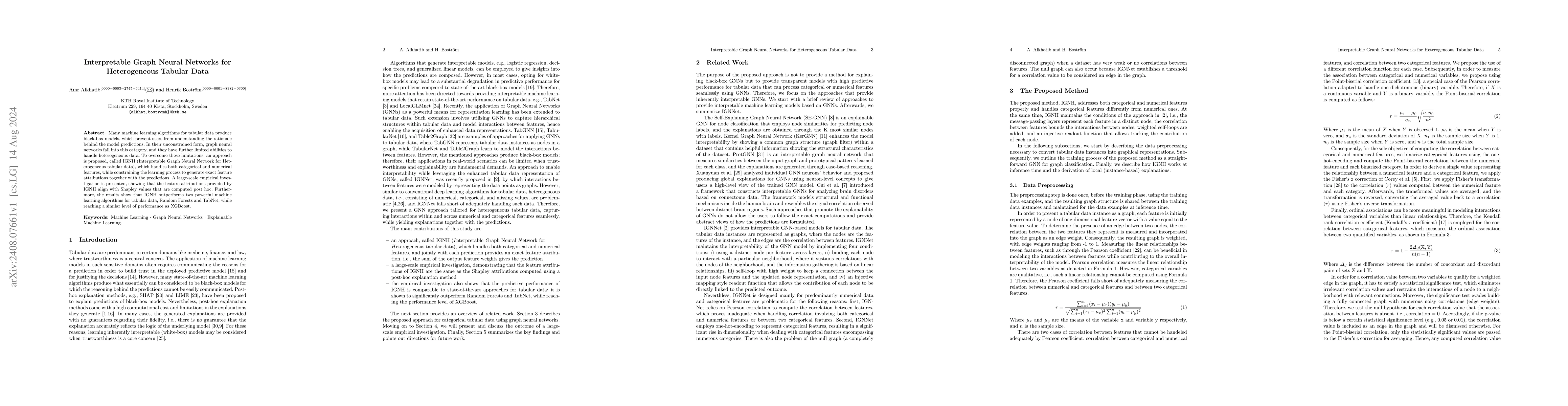 Thumbnail for Interpretable Graph Neural Networks for Heterogeneous Tabular Data