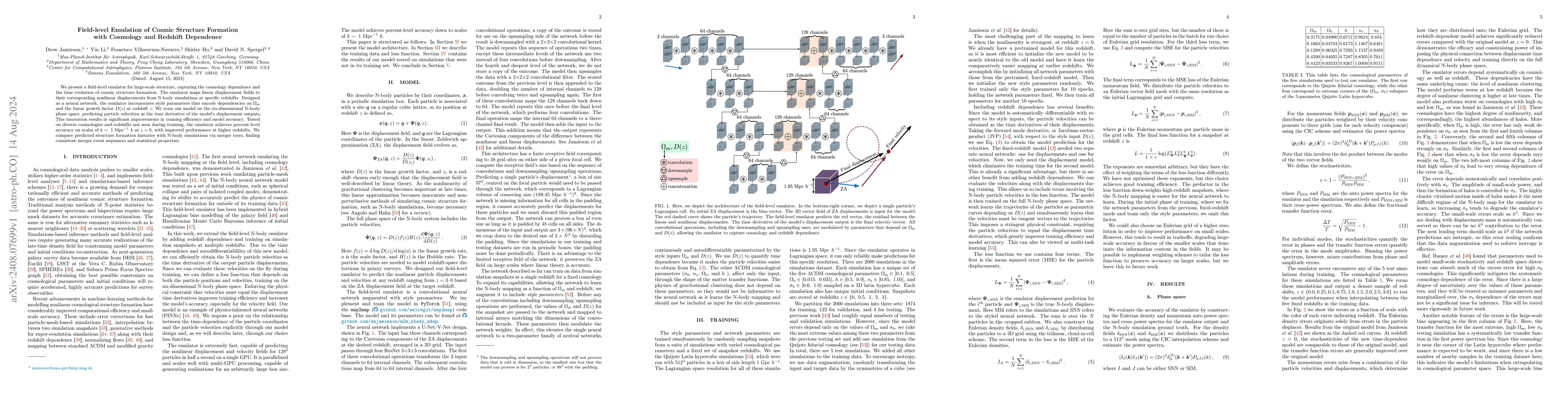 Thumbnail for Field-level Emulation of Cosmic Structure Formation with Cosmology and
  Redshift Dependence