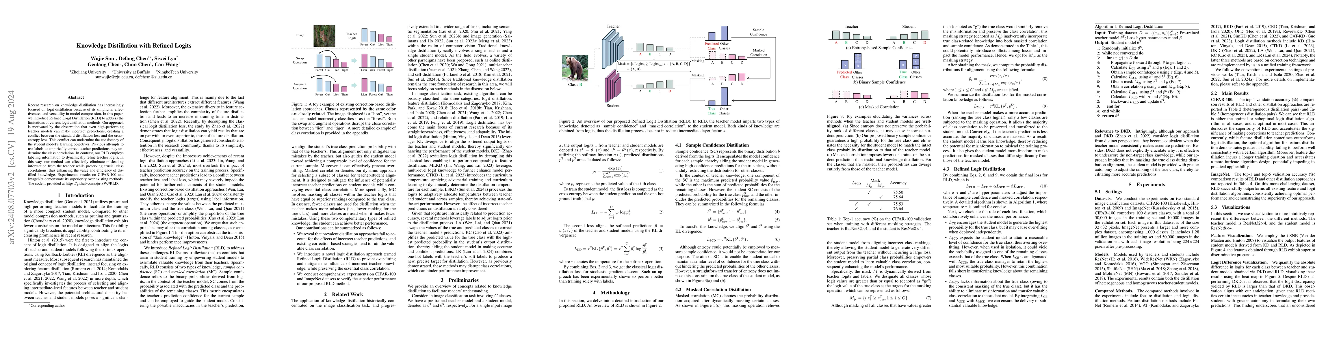 Thumbnail for Knowledge Distillation with Refined Logits