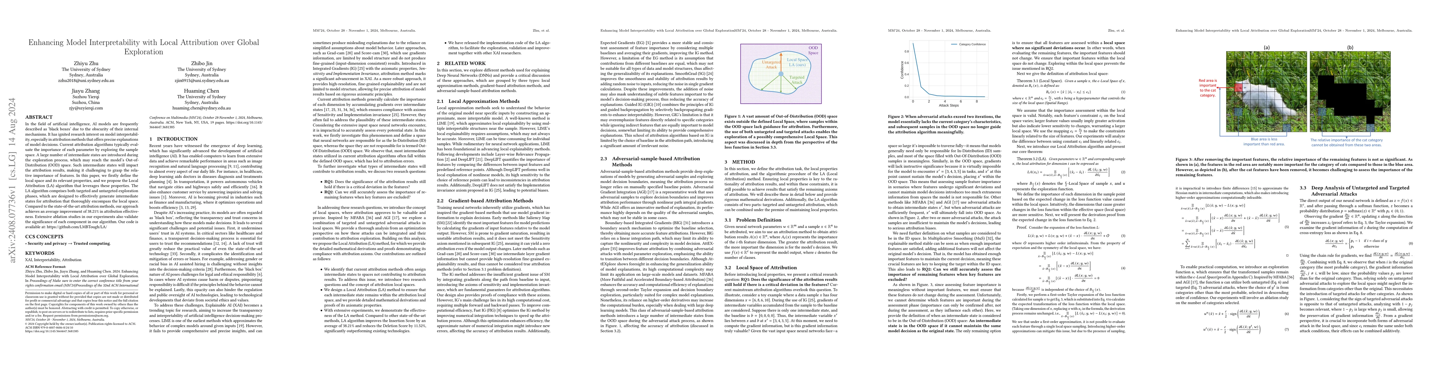 Thumbnail for Enhancing Model Interpretability with Local Attribution over Global
  Exploration