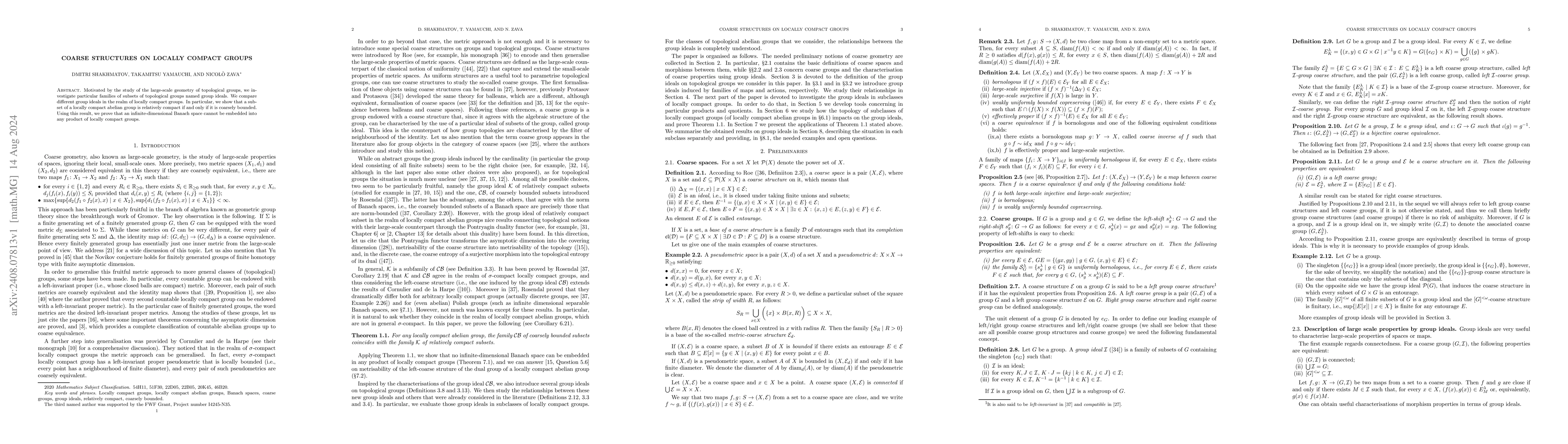 Thumbnail for Coarse structures on locally compact abelian groups