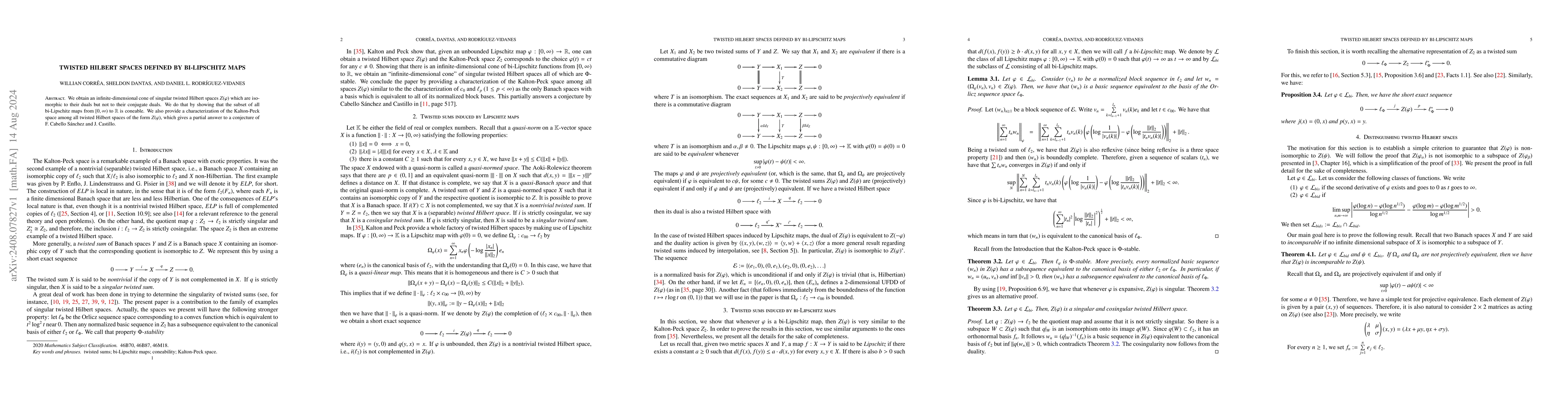 Thumbnail for Twisted Hilbert spaces defined by bi-Lipschitz maps