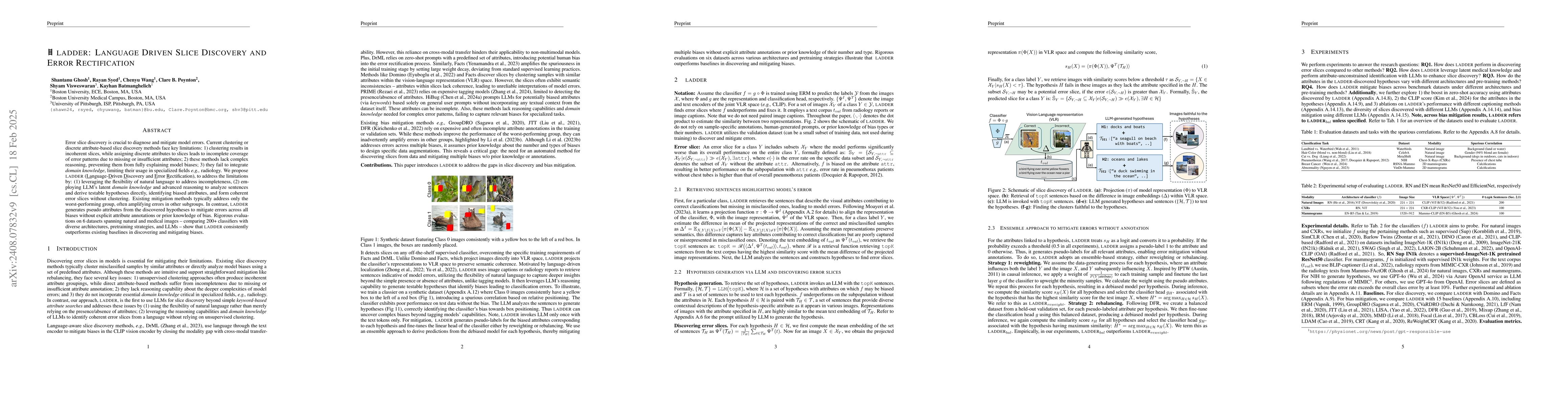 Thumbnail for LADDER: Language Driven Slice Discovery and Error Rectification